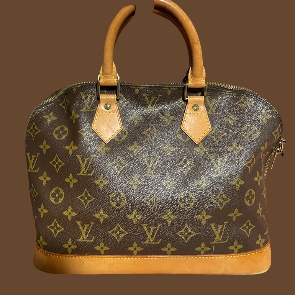 Louis Vuitton Alma Brown Monogram Handbag